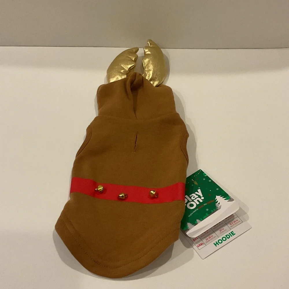 BNWT Play on! Dog Reindeer Costume XS